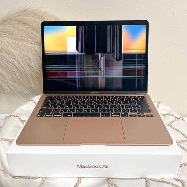 MacBook Air M1 8GB 256GB ローズゴールド 液晶割れ ジャンク 2020 13インチ