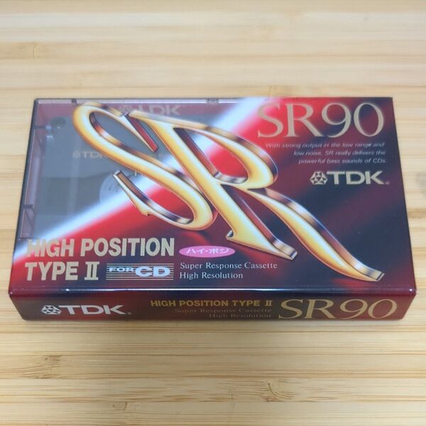 【送料無料】【未開封】TDK ハイポジションカセットテープ HIGH POSITION TYPE II SR90