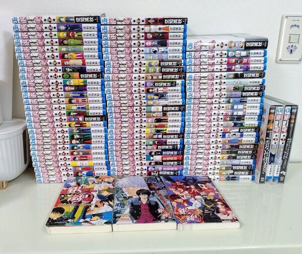 銀魂 全77巻+関連本3冊+同梱版DVD2本セットです。 まとめ売り