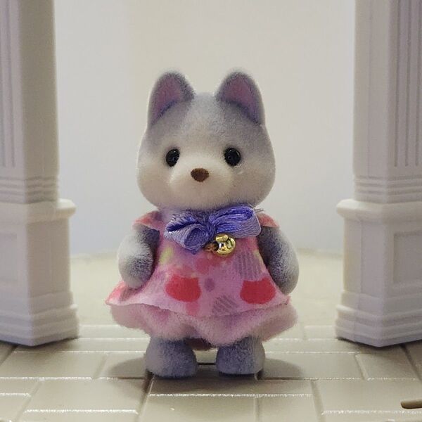 シルバニアファミリー あつまれ赤ちゃんセット ハスキーの赤ちゃん