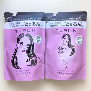 6/29までセール中!《残りわずか》おりがみ1枚、TuRUN とぅるん うるツヤスタイル シャンプー&トリートメント 詰め替え
