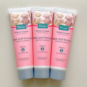 《ラスト1点》おりがみ1枚、クナイプ ハンドクリーム サクラの香り 20ml 3点セット