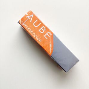 《ラスト1点》ヘアゴム1つ、AUBE オーブ タイムレスカラーリップ 06 ハニーオレンジ 数量限定