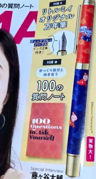 新品 リトルミー 万年筆 付録 ムーミン