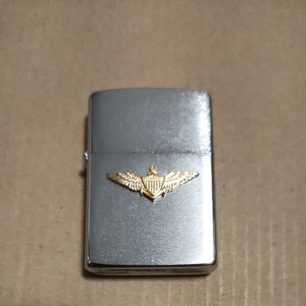 ZIPPO ライター 翼の模様 メタル