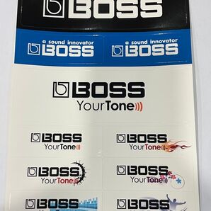 BOSS ロゴステッカー5枚セット