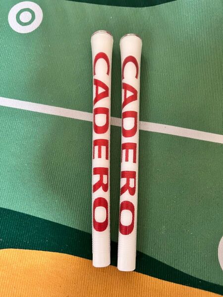 CADERO カデロ グリップ 2本セット ホワイト×レッド