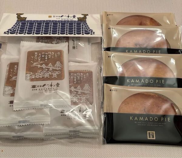 くつわ堂 小瓦せんべい 9枚入+名物かまど かまどパイ4枚