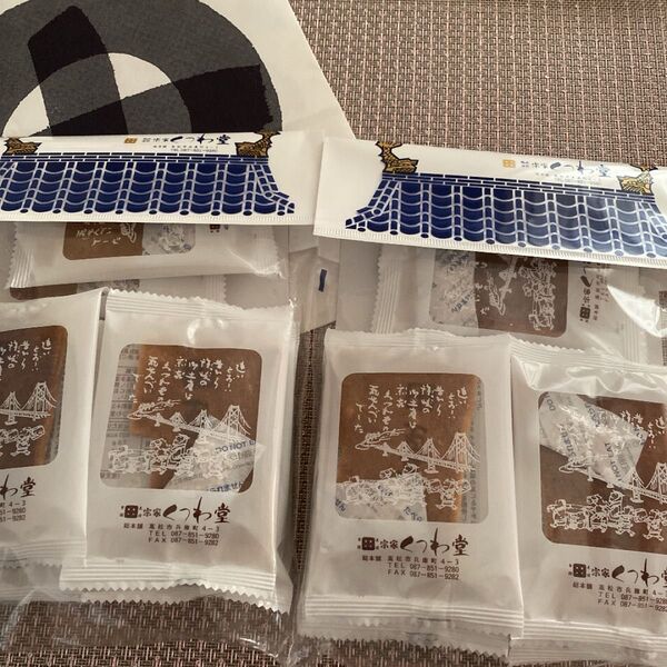 宗家くつわ堂 小瓦せんべい 9枚入 2袋セット