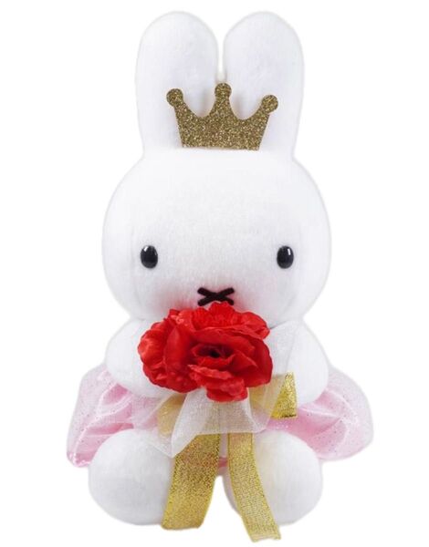 【新品・タグ付き】ミッフィースタイル限定 ドレス&ブーケミッフィー ぬいぐるみ(ピンク)