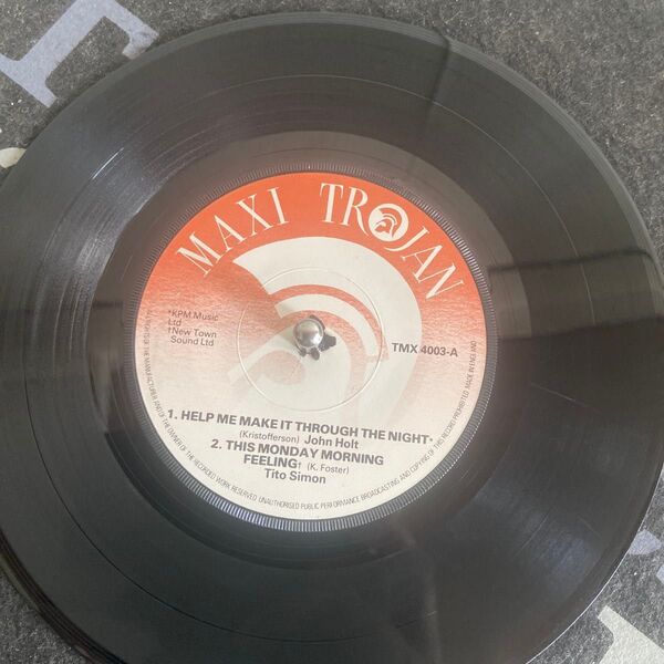 John Holt , Tito Simon , Horace Faith , Bob and Marcia 7インチ4曲