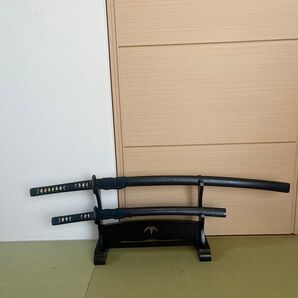 模造刀 2本セット 刀掛け付き
