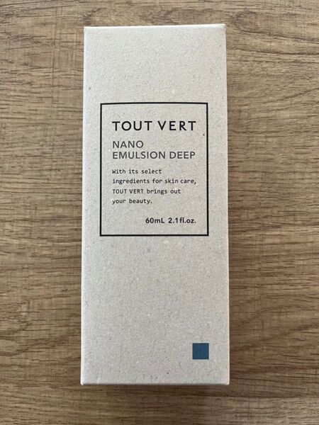 新品未開封 トゥヴェール ナノエマルジョンディープ TOUT VERT ナノエマルジョンDEEP
