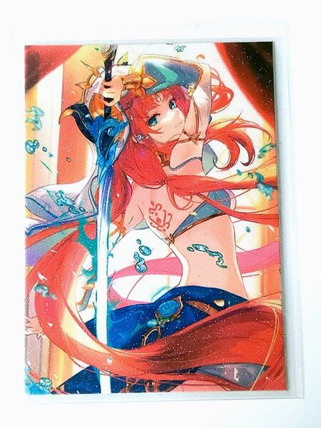 原神 ニィロウ 雷電将軍 カード 海外グッズ>フィギュア>ポスター>タペストリー>セクシー>観賞用>acgカード>その他