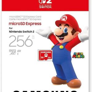 Nintendo Switch 2 サムスン マイクロSDエクスプレスカード 256GB