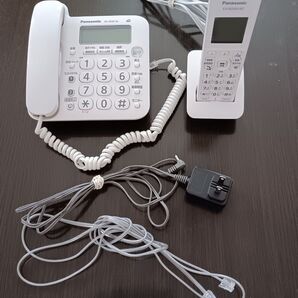 Panasonic 電話機 VE-GZ20DL ホワイト 子機付き