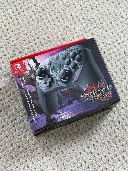 未開封 未使用 Nintendo Switch Proコントローラー モンスターハンターライズ:サンブレイクエディション