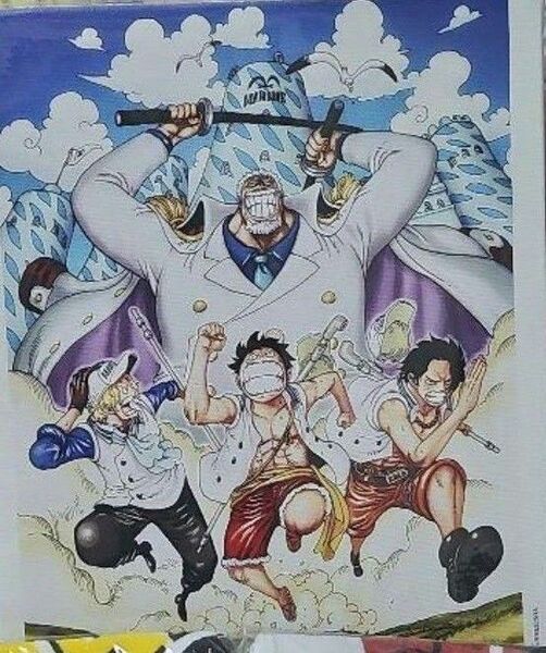 ルフィ エース サボ フルカラーアートボード ONE PIECE magazin 夢の一枚 ワンピース