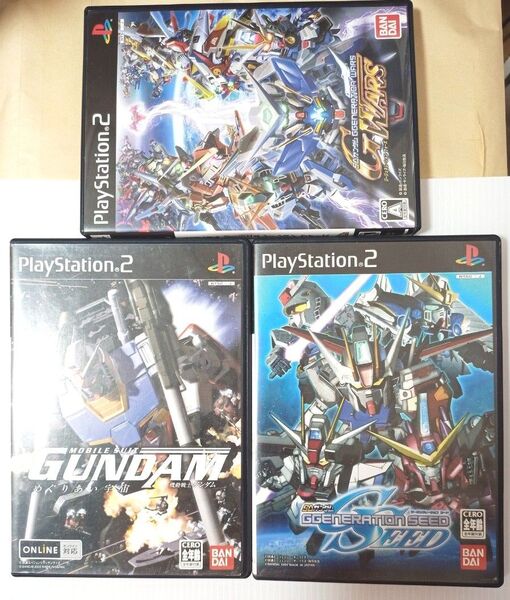 PS2 ガンダム ソフト 3本セット まとめ売り