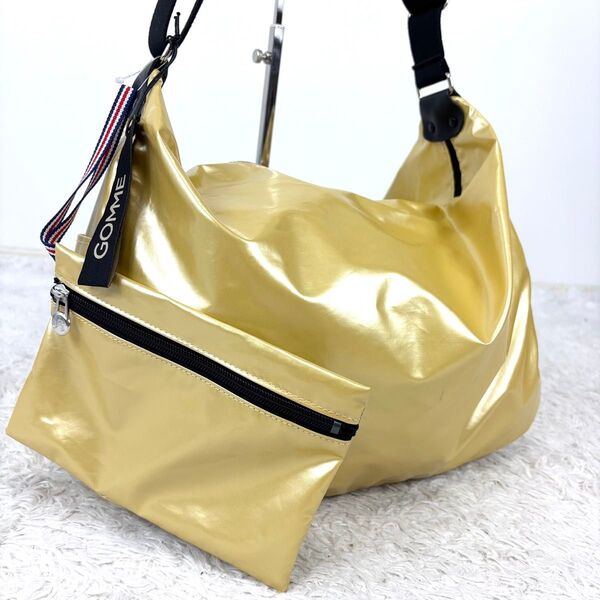 JACK GOMME ジャックゴム ショルダーバッグ 肩掛け LIRIS リリス ポーチ A4収納可 メンズ レディース 黄色