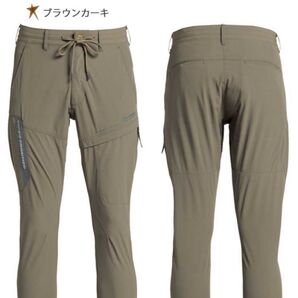 アイズフロンティア#3482未使用品・ナイロンジャガーパンツ4Lブラウンカーキ色夏用