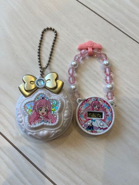 ◎ひろがるスカイプリキュア ガチャ ブレスレットウォッチ&ケース キュアプリズム