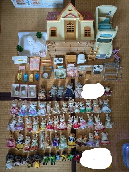 シルバニアファミリー はじめてのシルバニアファミリー 幼稚園バス スキー場 ドール 人形 まとめ売り