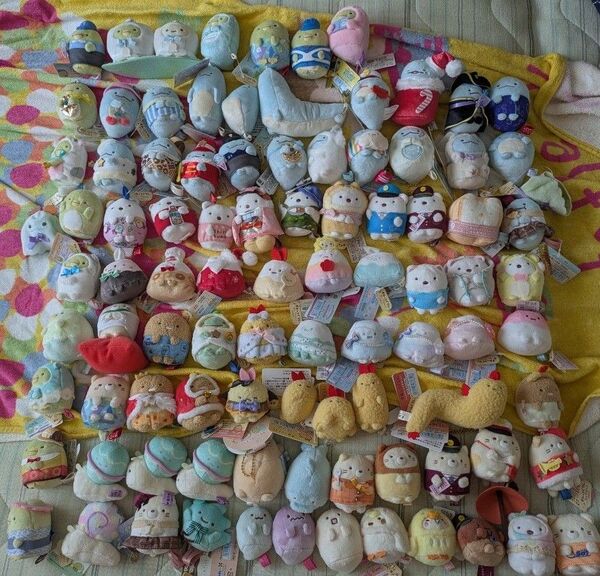 すみっコぐらし てのりぬいぐるみ ぬいぐるみ マスコット まとめ売り とかげ ぺんぎん? とんかつ しろくま ねこ えびふらい