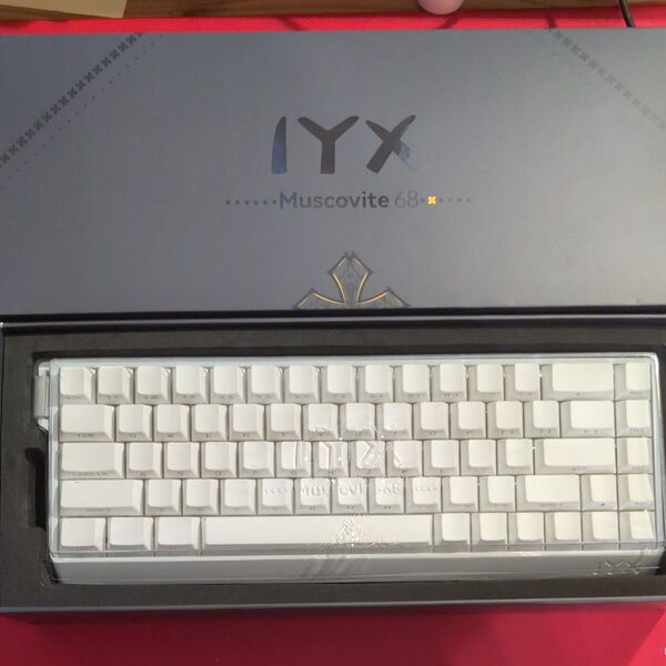 IYX mu68 pro キーボード 磁気スイッチゲーム用 低遅延有線 メカニカル おしゃれ 68キー USB接続有線