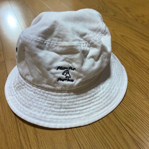 PAGEBOY×Pizza Hut コラボバケットハット 白