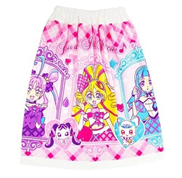 キミとアイドル プリキュア キミとアイドルプリキュア ラップタオル プール マキマキタオル 巻きタオル ループタオル プール 水泳