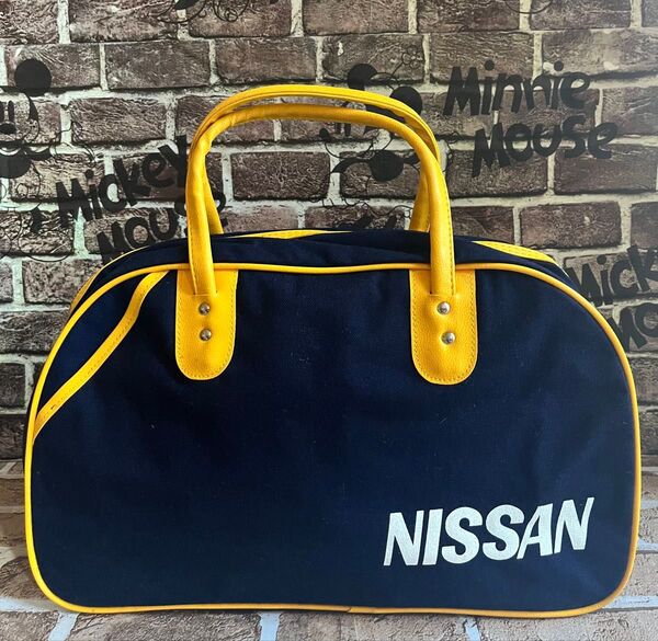 希少品 未使用 日産 ボストンバッグ