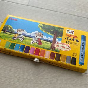 クレヨン ぺんてる パステル 16色 オイルパステル ぺんてる クレヨン