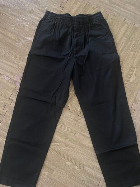 ユニクロ UNIQLO ストレッチ イージー アンクル パンツ S レディース グリーン