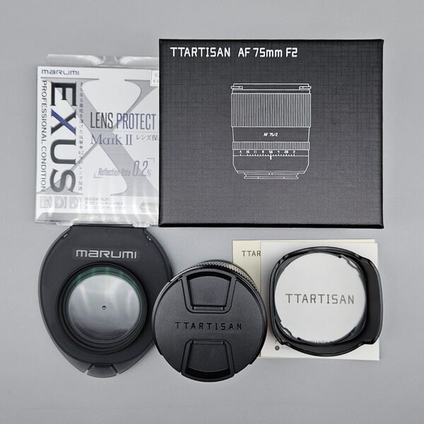 新品同様 TTartisan AF 75mm F2 Lマウント