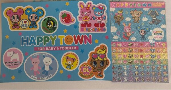 【未使用品 】ナルミヤキャラクター メゾピアノ ミミ&ポポ シール 当時物 レア