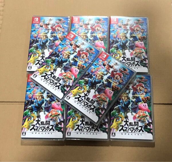 大乱闘 スマッシュブラザーズ 任天堂 switch 8個セット 新品・未開封・シュリンク付き