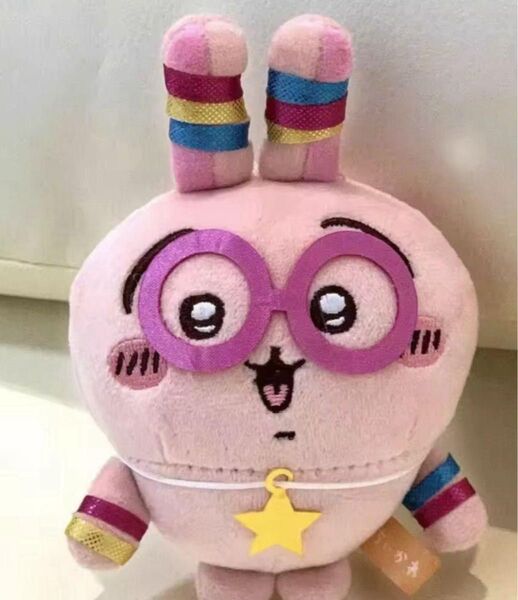 ちいかわ 。うさぎ。光る輪っかをつけたうさぎマスコット ぬいぐるみ キーホルダー新品、未使用 うさぎ