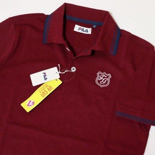 フィラ ゴルフ FILA メンズ 吸汗速乾 半袖 ポロシャツ Lサイズ