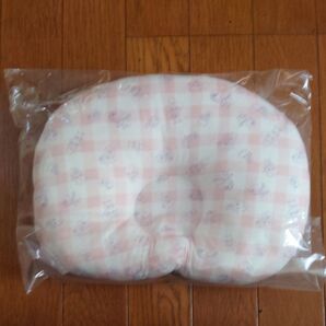ポケットユニバーサル ドーナツ枕 ベビーピロー ピンク ギンガムチェック 未使用