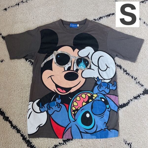 東京ディズニーリゾート S ミッキー スティッチ ディズニーTシャツ 公式 半袖 ユニセックス ディズニーシー ディズニーランド