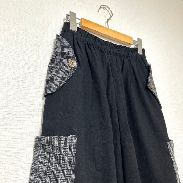コットン アラジンパンツ アジアン 和柄