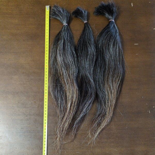 髪束 毛束 エクステ ヘアドネーション ウィッグ 女性 50cm