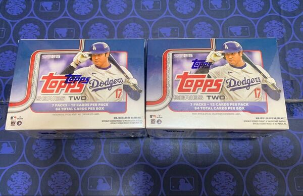 新品未開封★2BOX★MLB 2025 TOPPS SERIES 2 Value BASEBALL★大谷翔平シュリンク付き