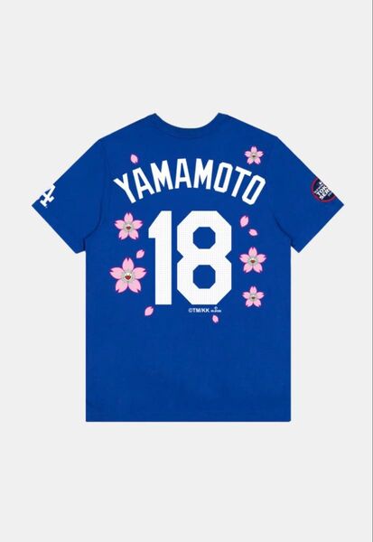 新品未使用★Lサイズ★MLB TOKYO SERIES ドジャース 山本由伸 村上隆 コラボ Tシャツ 18★大谷