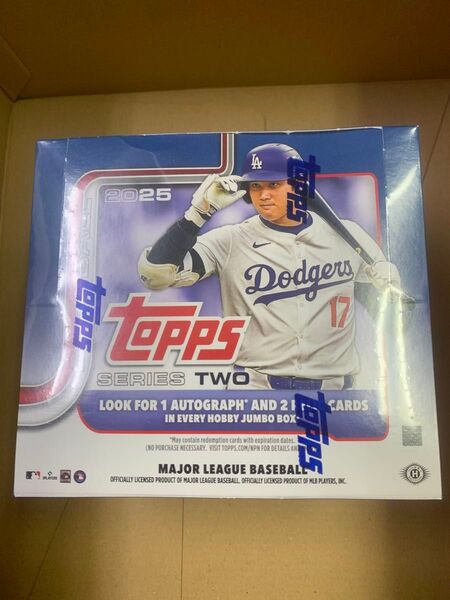 ★新品未開封★1BOX★MLB 2025 TOPPS SERIES 2 JUMBO BASEBALL ★シュリンク付き 大谷