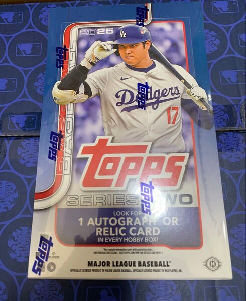 ★新品未開封★MLB 2025 TOPPS SERIES 2 BASEBALL HOBBY 1BOX シュリンク付 大谷