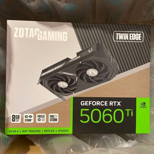 ZOTAC GeForce RTX 5060 Ti 8GB Twin Edge OC【新品未開封】【納品書付】