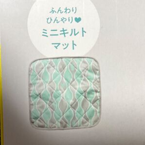 ふんわりひんやり ミニキルトマット ねこのきもち付録