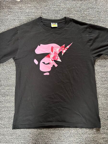 A BATHING APE 黒 Tシャツ Lサイズ